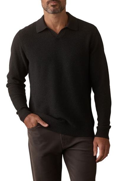The Normal Brand The Normal Brand Coolmax Textured Sweater Polo