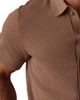 The Normal Brand The Normal Brand Robles Jacquard Knit Short Sleeve Button-Up Shirt - 2