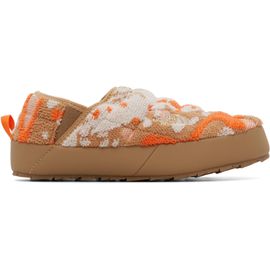 The North Face The North Face Beige & Orange THERMOBALL Traction Knit Mule Loafers