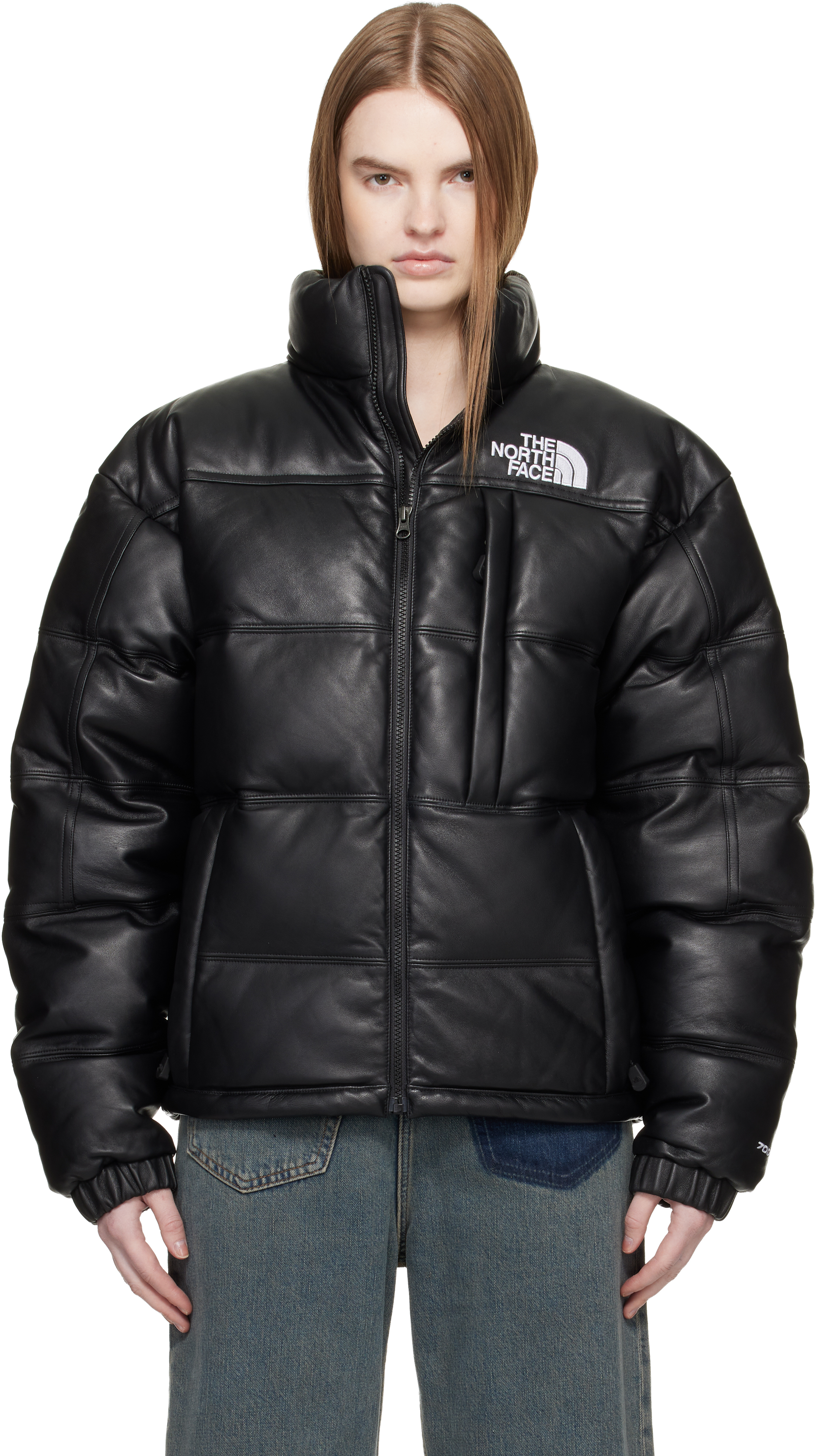 The North Face - Black Leather Pack Summit Series Down Jacket