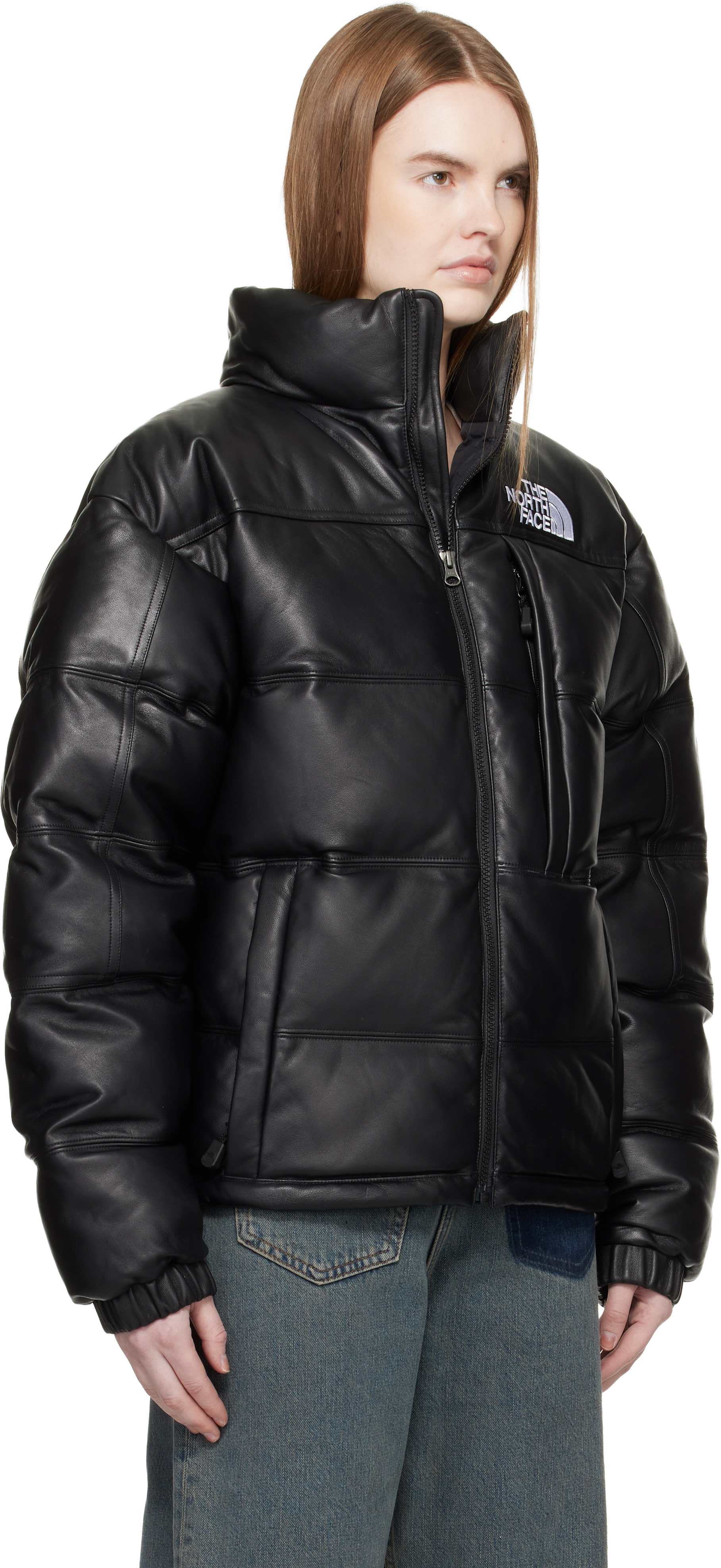 The North Face - Black Leather Pack Summit Series Down Jacket