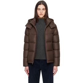 The North Face The North Face Brown Hydrenalite City Hooded Down Jacket