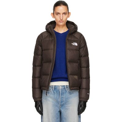 The North Face The North Face Brown Hydrenalite Hoodie Down Jacket