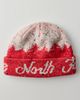 The North Face The North Face Cabin Mountainscape Beanie in Red, Men's at Urban Outfitters - 1