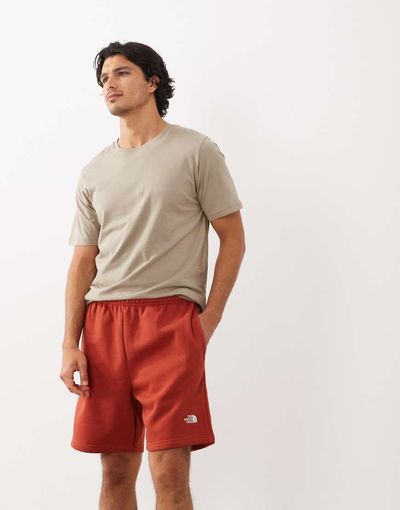 The North Face The North Face Evolution Simple Dome shorts in dark red