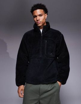 The North Face The North Face Extreme Pile pullover jacket in black