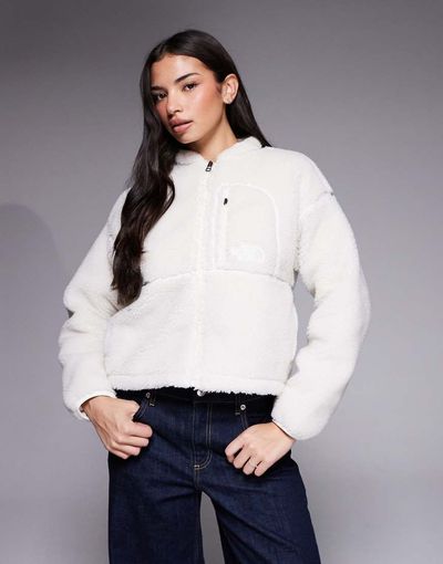 The North Face The North Face Extreme pullover jacket in cream-White