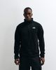 The North Face The North Face Glacier 100 1/4 zip fleece in black - 1