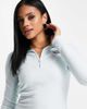 The North Face The North Face Glacier fleece dress in light blue Exclusive at ASOS-Blues - 4
