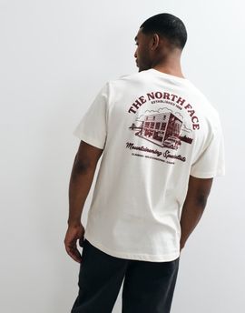 The North Face The North Face graphic t-shirt in beige-NEUTRAL