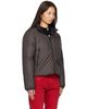 The North Face The North Face Gray & Black Pertex Nuptse Reversible Down Jacket - 2
