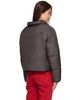 The North Face The North Face Gray & Black Pertex Nuptse Reversible Down Jacket - 3
