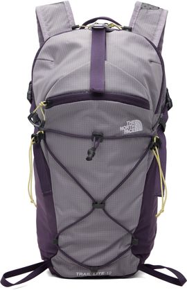 The North Face The North Face Gray & Purple Trail Lite 12 Backpack