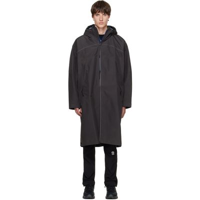 The North Face The North Face Gray Black Box GTX 3L Rain Parka