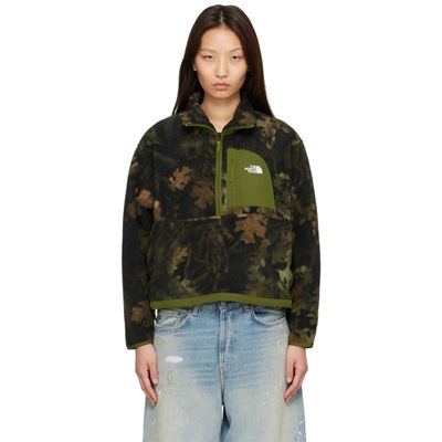 The North Face The North Face Green Yumiori Off-Peak 1/2 Zip Fleece Sweater