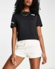 The North Face The North Face Half Dome logo jersey shorts in white - 3