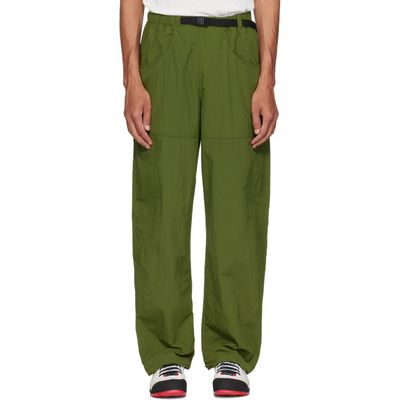 The North Face The North Face Khaki TNF Red Box Nylon Belted Trousers