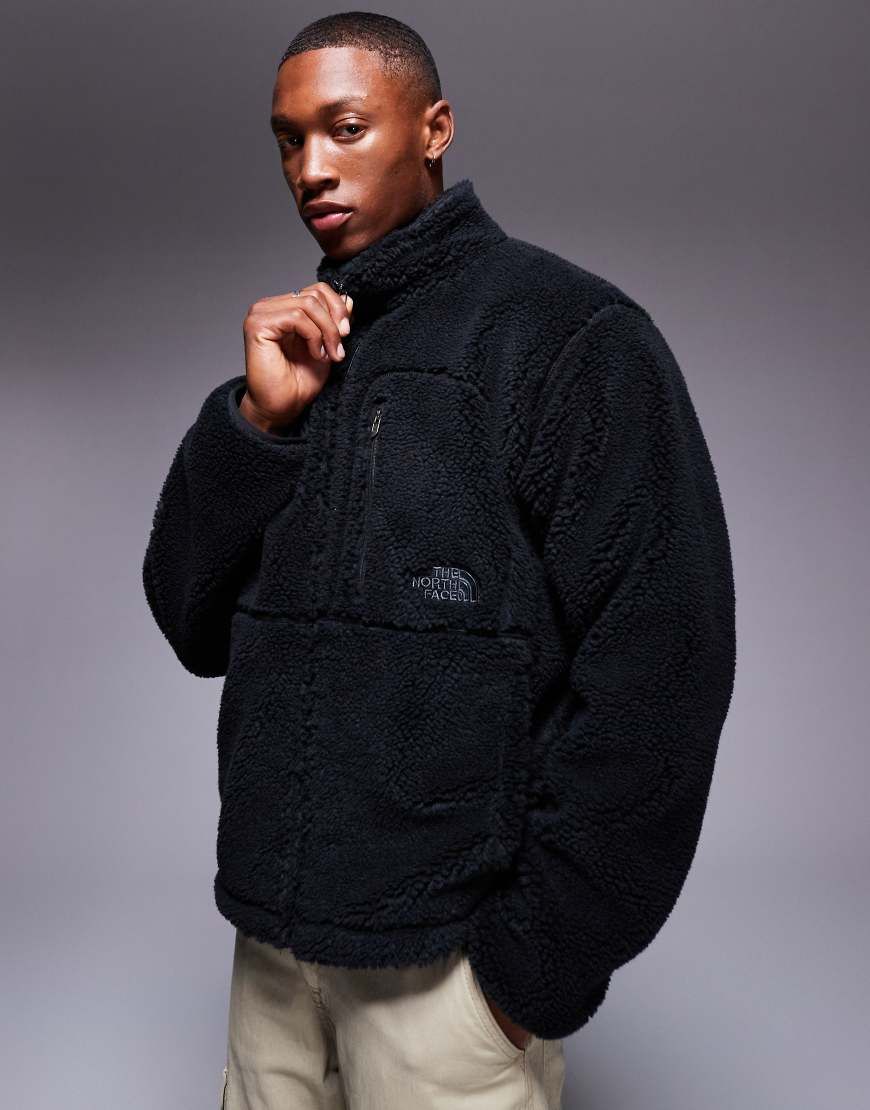 The North Face - M66 extreme pile fleece zip up jacket in black