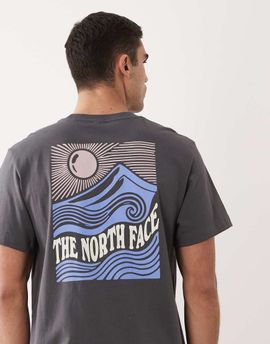 The North Face The North Face Mountain Escape back graphic T-shirt in black