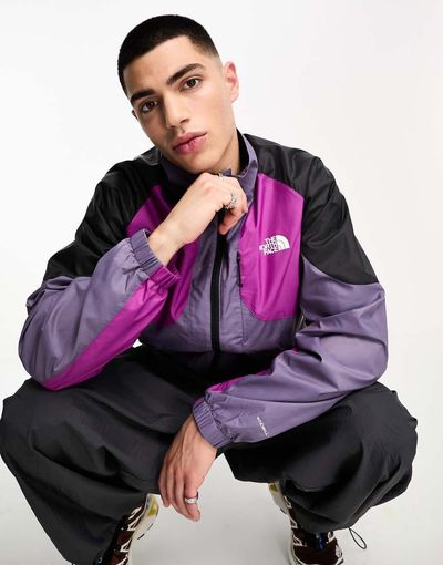 The North Face The North Face rain jacket in purple and black