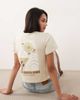The North Face The North Face sun back graphic T-shirt in beige-Neutral - 1