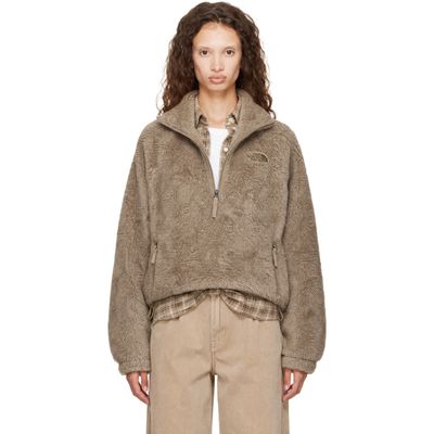 The North Face The North Face Taupe Osito Evolve 1/2 Zip Fleece Sweater