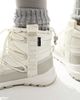 The North Face The North Face Thermoball insulated lace up boots in cream and gray-White - 2
