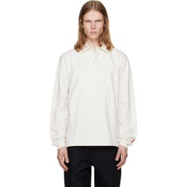 The North Face The North Face White TNF Red Box Rugby Polo