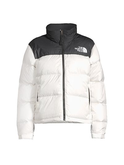 The North Face Women's Retro Nuptse Colorblocked Down Jacket
