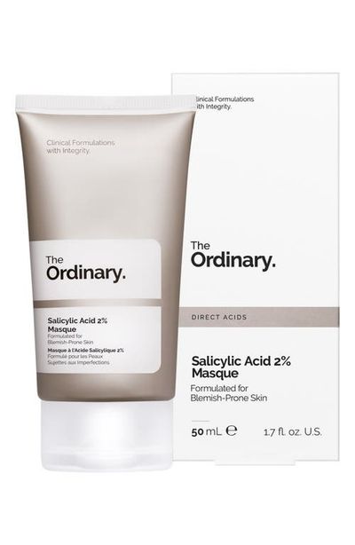 The Ordinary The Ordinary Salicylic Acid 2% Masque Clarifying Charcoal & Clay Mask for Blemish Prone Skin 