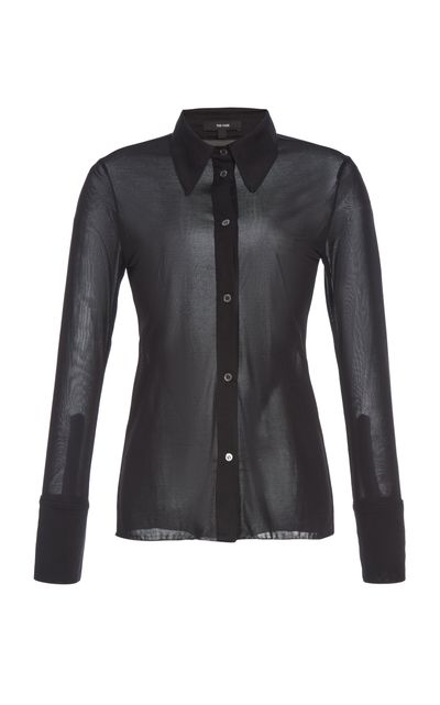 The Park The Park Serge SemiSheer Top