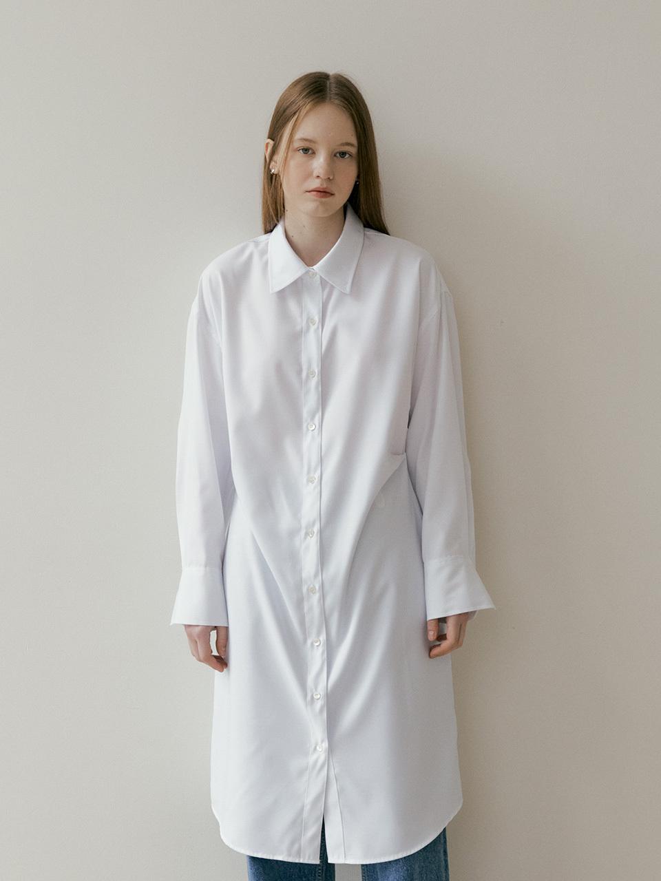 THE PENNY TUCK LONG SHIRT DRESS