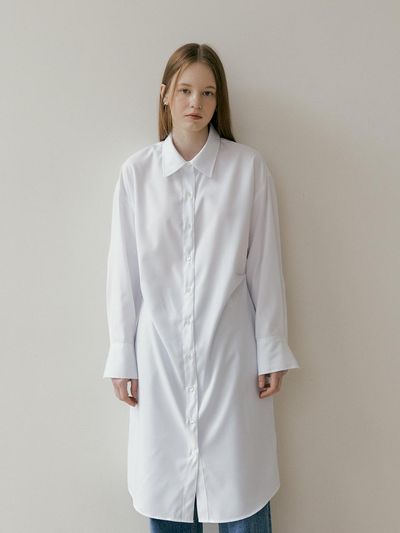 THE PENNY TUCK LONG SHIRT DRESS