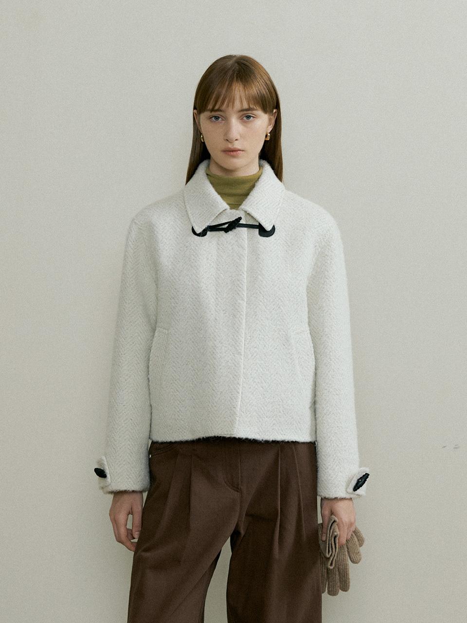 THE PENNY WOOL DUFFLE SHORT COAT -