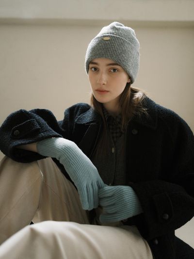 THE PENNY WOOL KNIT BEANIE - 2color