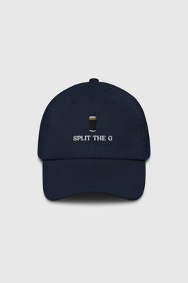 The Refined Spirit The Refined Spirit Split the G Hat in Navy at Urban Outfitters