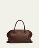 THE ROW Agnes 15 Curved Leather Top-Handle Bag - 1