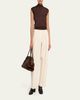 THE ROW Agnes 15 Curved Leather Top-Handle Bag - 5