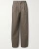 THE ROW Alfidis pleated cotton-twill wide-leg pants - 1