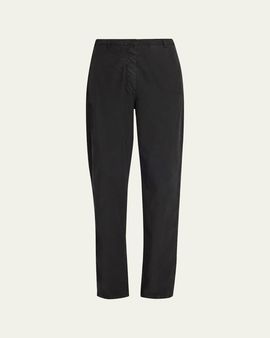 THE ROW Bayou Cotton Toile Barrel-Leg Pants