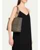 The Row Beau Striped Raffia & Leather Tote Bag - 2