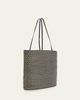 The Row Beau Striped Raffia & Leather Tote Bag - 3