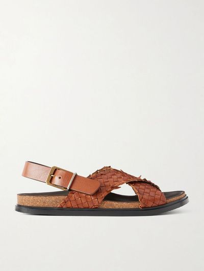 THE ROW Buckled leather sandals