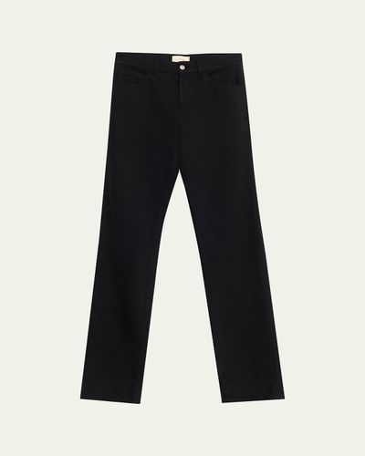 THE ROW Carlyl Mid-Rise Straight-Leg Jeans