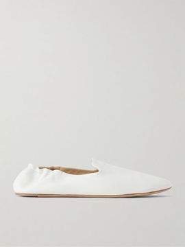 THE ROW Casa leather loafers