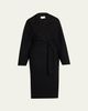 THE ROW Ciara Wool-Cashmere Belted Wrap Coat - 1