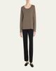 THE ROW Cyril Wool Slim-Leg Pants - 2