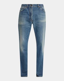 The Row Dinni Low-Rise Straight-Leg Jeans