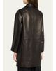 The Row Donata Leather Single-Breasted Coat - 3