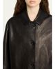 The Row Donata Leather Single-Breasted Coat - 5